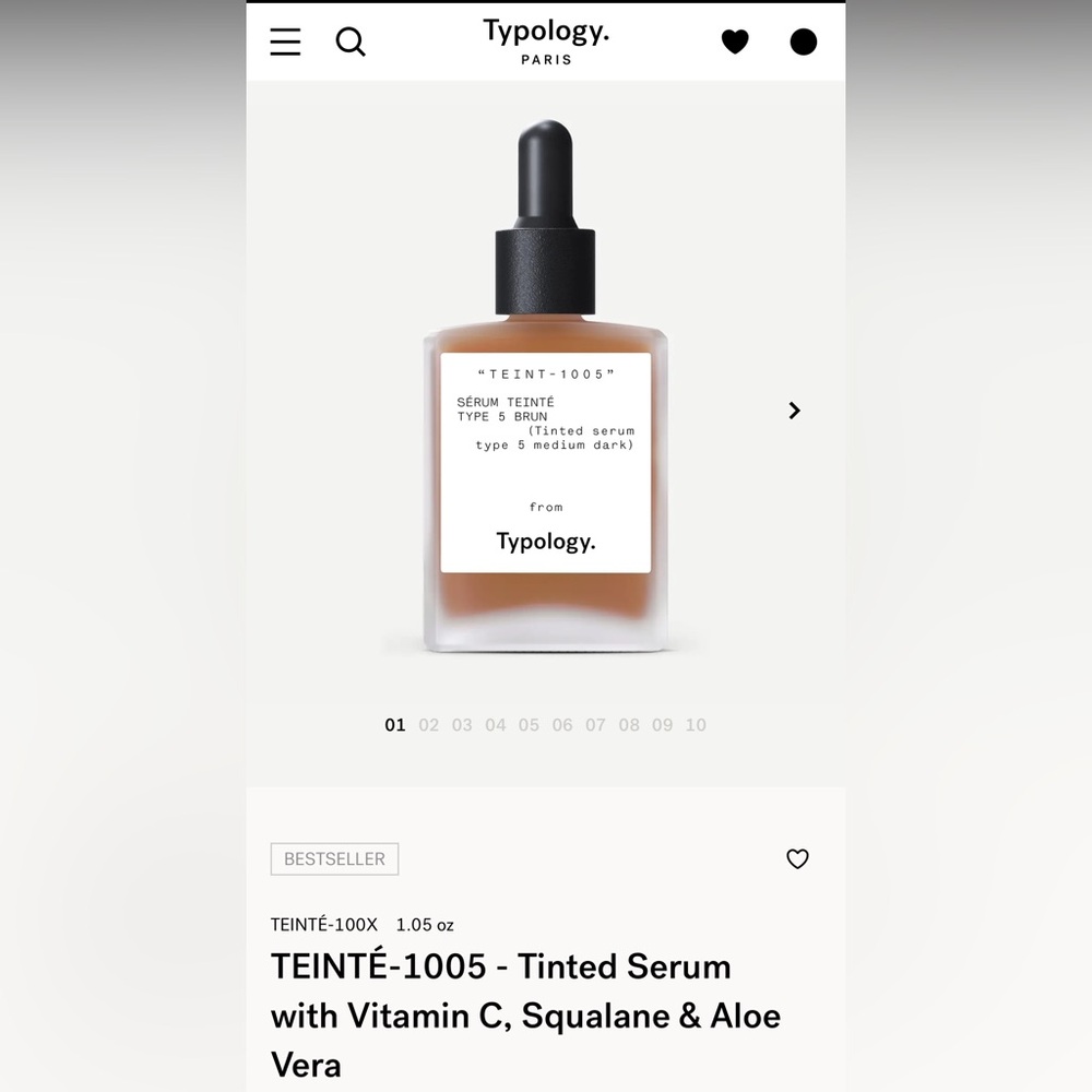 Typology Tinted Serum (Type 5 / Medium-Dark)